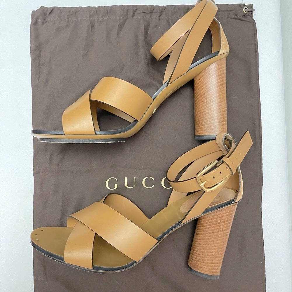 Gucci Candy ankle strap sandal 38.5 - Picture 8 of 12